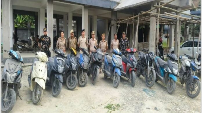 Arunachal Police Recover 11 Stolen Two-Wheelers, Arrest Four in ICR Vehicle Theft Case