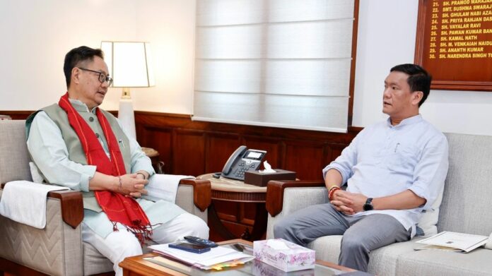 Kiren Rijiju Congratulates Pema Khandu on Completing 10 Years as Arunachal Pradesh Chief Minister