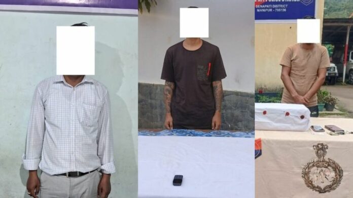 Manipur Police arrest two insurgent cadres, suspected drug trafficker in separate operations
