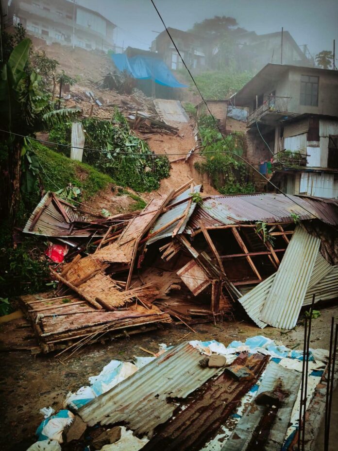 Nagaland Landslide: Six Feared Dead, Several Trapped After Massive Slope Collapse in Mon