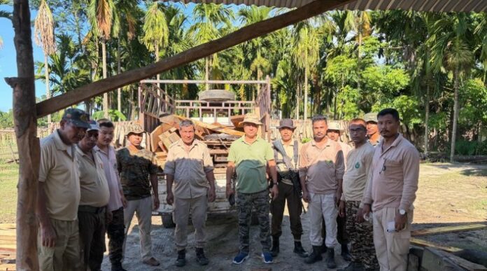 Illegal Sawmill Seized in Udalguri Forest Department Raid