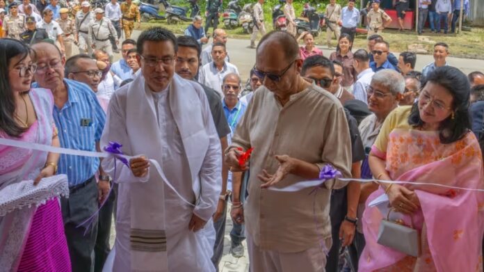 Manipur CM Inaugurates DIET Building, Ima Market in Imphal West