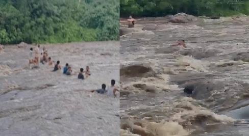 Eight Stranded as River Suddenly Swells at Karbi Anglong Picnic Spot, Video Goes Viral
