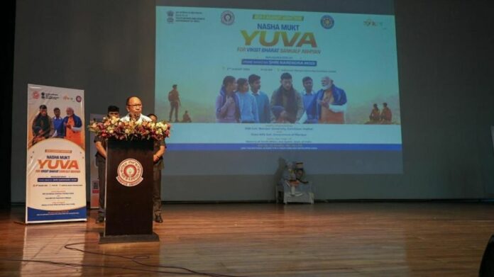 Manipur CM Urges Youth to Reject Drugs, Support Viksit Bharat Vision