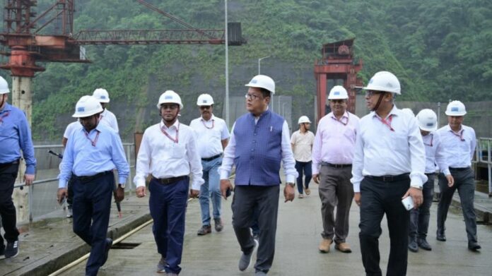 Assam Minister Ranoj Pegu Reviews Lower Subansiri Dam, Assures Downstream Areas Over Safety