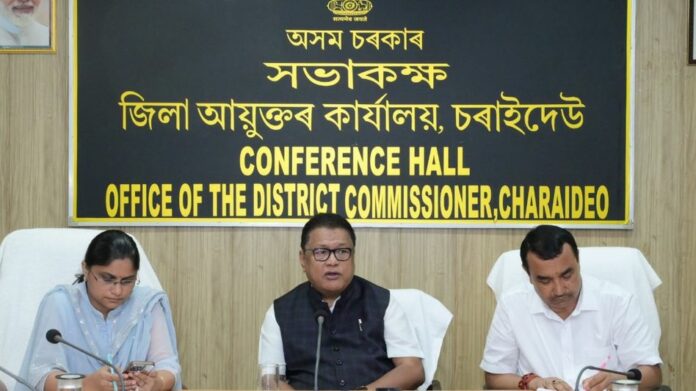 Ranoj Pegu Reviews Flood Damage to 110 Schools in Charaideo
