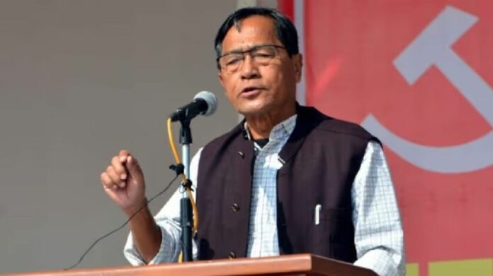 Tripura LoP Jitendra Chaudhury Alleges BJP-Tipra Motha Understanding Ahead of TTAADC Polls