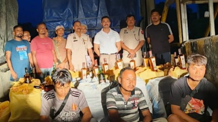 Three Held as Police Seize Large Foreign Liquor Consignment in Assam's Cachar