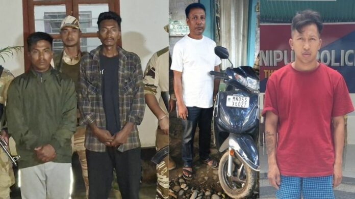 Four cadres of banned outfits arrested in Manipur