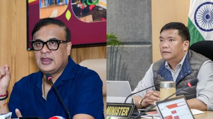 Assam, Arunachal CMs Appeal for Peace Amid Border Tension and Protests