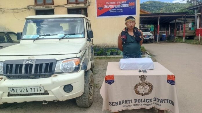 Manipur Police Arrest Nagaland Man, Seize 446 Grams of Suspected Drugs in Senapati