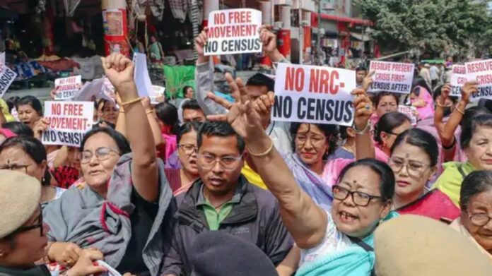 NRC Protesters Disrupt Census Training Programme in Manipur’s Bishnupur