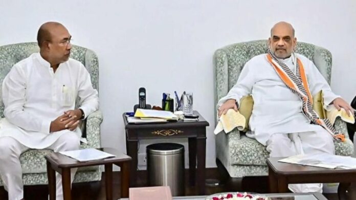 N Biren Singh Says Amit Shah Responds Positively to Manipur NRC Demand