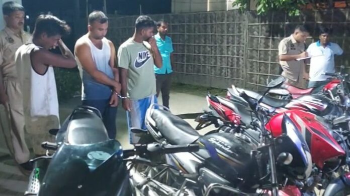 Three Arrested in Nagaon Motorcycle Theft Racket, Five Bikes Recovered