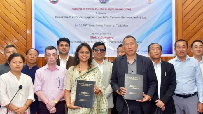 Nagaland signs 25-year PPA for 20 MW solar project in Mon