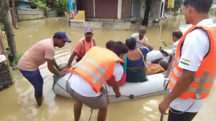 Heavy Rainfall Raises Howrah River, Floods Low-Lying Areas of Agartala