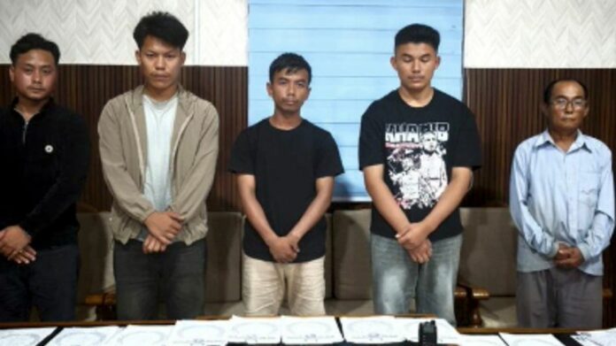 Six UPPK Cadres, Including Minor, Arrested in Manipur