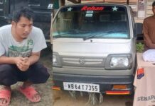 Manipur Police seize over 2.7 kg suspected brown sugar, arrest two Manipur Police seize over 2.7 kg suspected brown sugar, arrest two