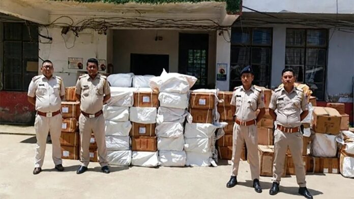 Nagaland Police seize 19,760 bottles of suspected codeine cough syrup in Dimapur