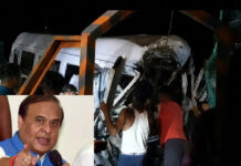 Assam CM visits Sonapur crash site, announces ₹5 lakh aid