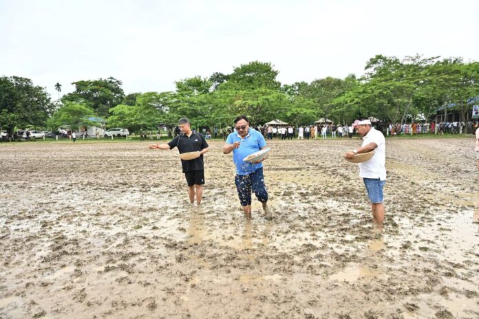 Pijush Hazarika Launches Community Paddy Nursery to Support Flood-Hit Farmers in Charaideo