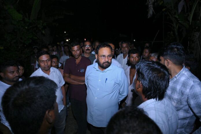 Keshab Mahanta Visits Flood-Hit Nagaon, Announces Highland for Kalapani