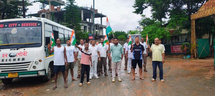 SSB Organises Mini Marathon Under Har Ghar Tiranga Campaign in Sonapur