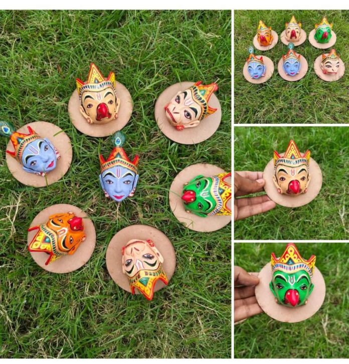 Udalguri Artist Konjit Medhi Creates 1.4-cm Assamese Mask, Eyes Potential World Record