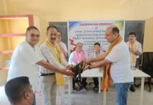 Rihon Daimary Inaugurates New Building of Khaurang High School Rihon Daimary Inaugurates New Building of Khaurang High School