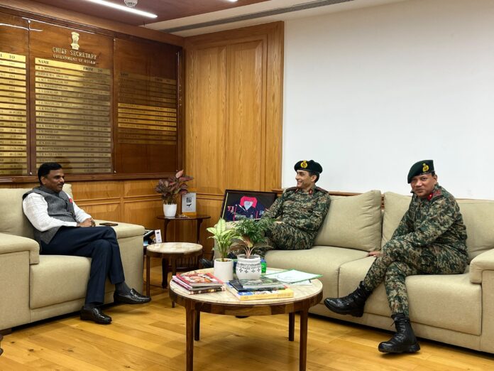 Assam Rifles officials meet Assam Chief Secretary, DGP