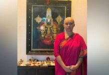 Dr Angkita Dutta Offers Hair at Tirumala in Act of Sacred Surrender Dr Angkita Dutta Offers Hair at Tirumala in Act of Sacred Surrender