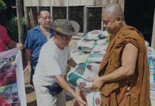 Purvanchal Bhikkhu Sangha Distributes Relief to Landslide-Hit Families in Nagaland
