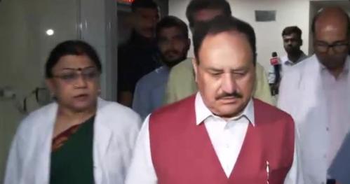 JP Nadda Visits Flood-Hit Sivasagar Villages, Reviews Relief and Rehabilitation Efforts
