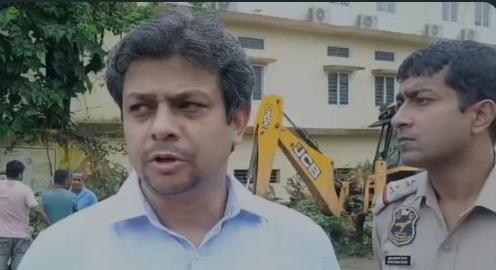 Cachar Administration Clears Encroachments in Silchar for Four-Lane Road Project
