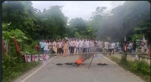Assam-Arunachal Border Blockade Begins in Tinsukia Over Mingmang Badati Firing