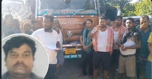 Truck Driver’s Death on NH-37 Sparks Protest Among Stranded Drivers in Manipur