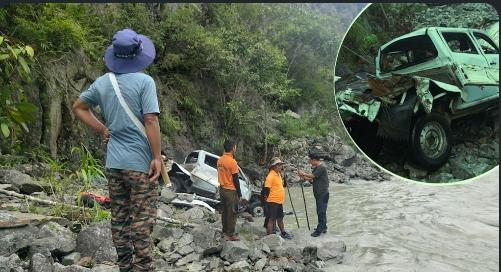 One Killed, Six Injured, Three Missing After Vehicle Plunges into Lohit River in Arunachal