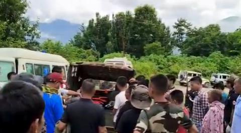 Four Naga civilians killed in Kangpokpi, Senapati observes shutdown as bodies reach hospital