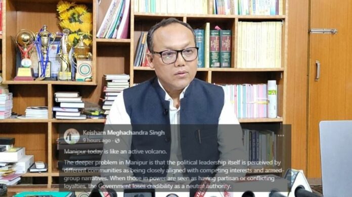Manipur Needs Neutral Government for Lasting Peace, Says Congress Leader Meghachandra Singh