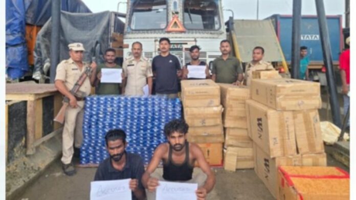 Assam Police Seize 1.2 Lakh Burmese Cigarettes, Two Held