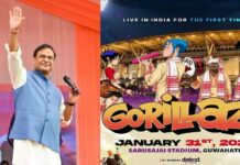 Guwahati to Host Gorillaz on January 31, 2027 Guwahati to Host Gorillaz on January 31, 2027