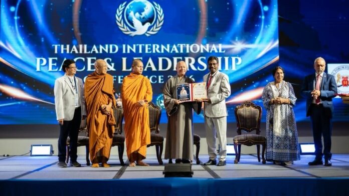 Himalayan University VC Represents India at Thailand International Leadership Award