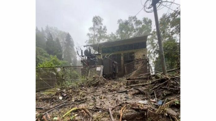 Heavy Rain Triggers Landslides, Road Blockages Across Gangtok