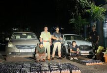 Meghalaya Police seize 2,244 bottles of codeine-based cough syrup, arrest two Assam residents Meghalaya Police seize 2,244 bottles of codeine-based cough syrup, arrest two Assam residents