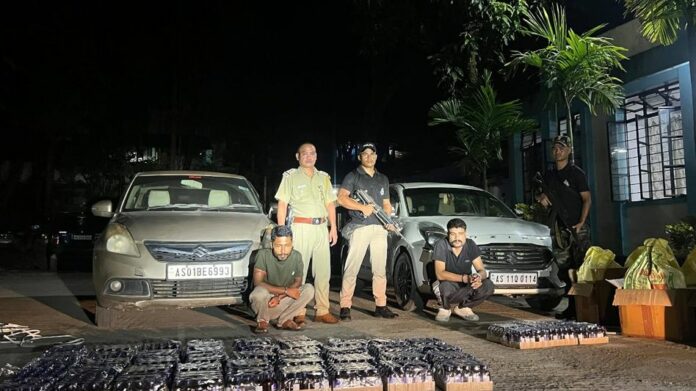 Meghalaya Police seize 2,244 bottles of codeine-based cough syrup, arrest two Assam residents