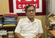Jitendra Chaudhury raises law-and-order concerns after violence during Tripura village polls Jitendra Chaudhury raises law-and-order concerns after violence during Tripura village polls