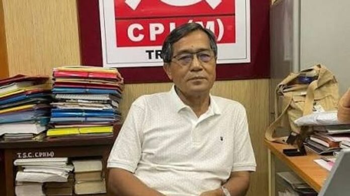 Jitendra Chaudhury raises law-and-order concerns after violence during Tripura village polls