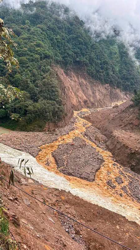 Landslide Partially Blocks Teesta, Chyakoong Rivers in North Sikkim