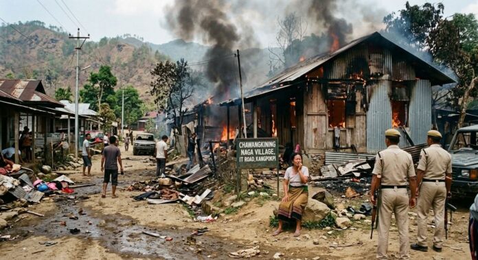 Suspected Militants Attack Naga Village in Manipur, Two Houses Burnt
