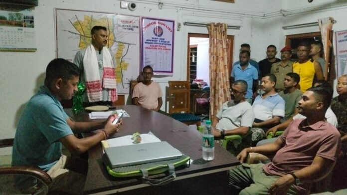 Farewell Reception Held for Orang Police Sub-Inspector